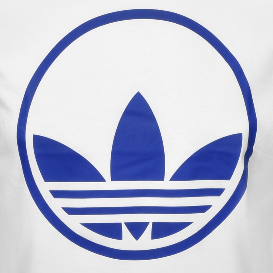 Alternative Image for Productadidas Originals Circle Trefoil T Shirt White3